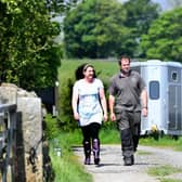 Richard and Louise Pullan on their diversified farm in the Washburn Valley