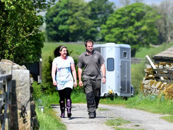 Richard and Louise Pullan on their diversified farm in the Washburn Valley