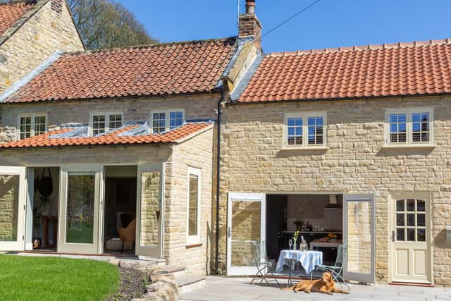 The cottage in Ampleforth has been renovated and extended and is now a dog-friendly holiday let