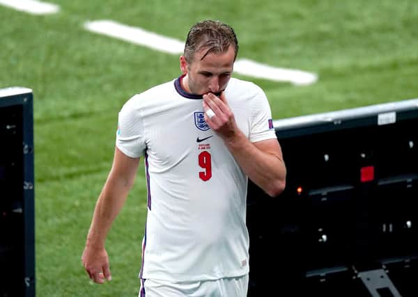 England's Harry Kane leaves the pitch after being substituted during the UEFA Euro 2020 Group D match at Wembley Stadium (Picture: PA)
