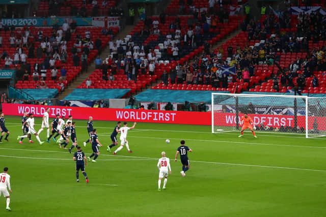 WEMBLEY: A general view of England's draw with Scotland on Friday night. Picture: Getty Images.