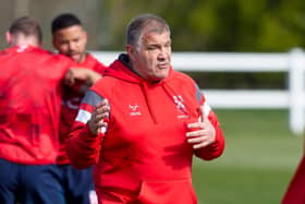 Shaun Wane leads his one and only training session in 16 months at Leeds Beckett University back in April (Picture: Allan McKenzie/SWPix.com)