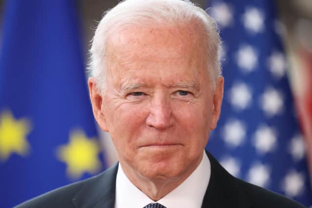 President Joe Biden during his visit to Britain and Europe earlier this month.