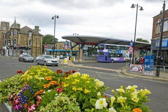 Pudsey Bus Station.