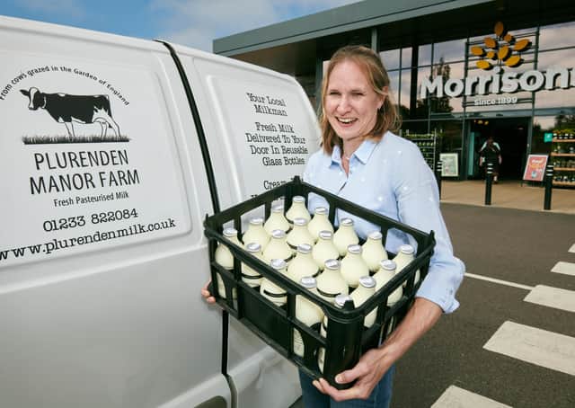 Morrisons is launching a glass milk bottle trial as part of its drive to reduce plastic and bring back traditional packaging.