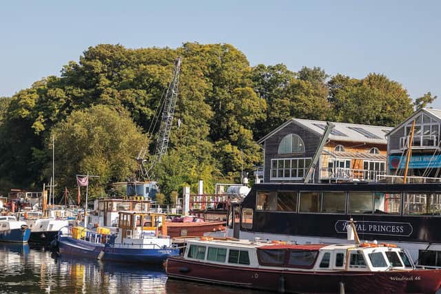 A view of boats on Eel Pie Island. (Picture: Getty Images).