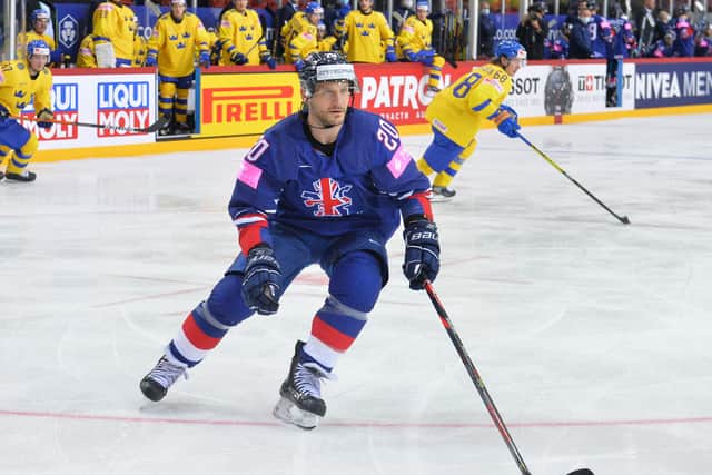 Jonathan Phillips, in action for GB in the recent IIHF World Championships