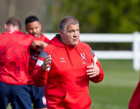 Wait and see: England coach Shaun Wane. Picture by Allan McKenzie/SWpix.com