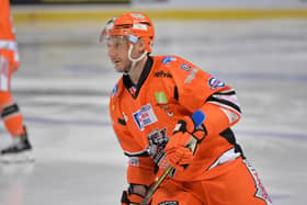 STICKING AROUND: Sheffield Steelers' captain and forward, Jonathan Phillips. Picture courtesy of Dean Woolley.