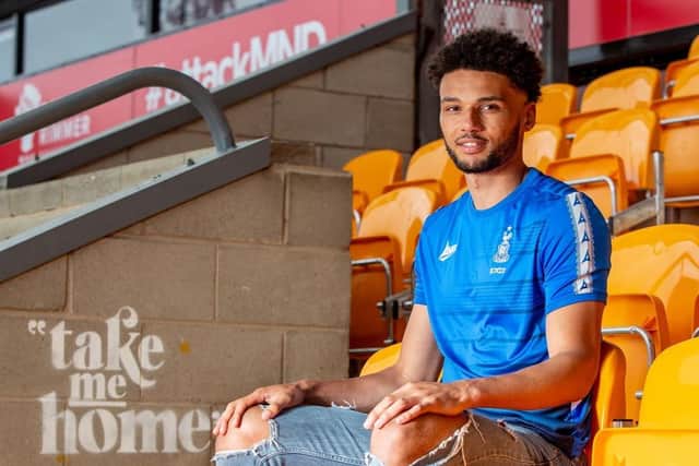 SIGNING: Lee Angol has joined Bradford City