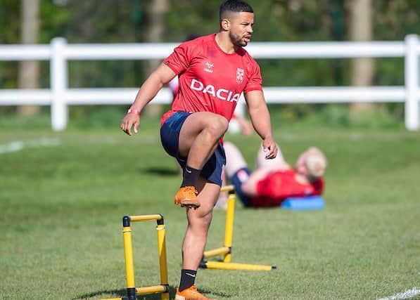 Leeds' Kruise Leeming, who trained with England earlier this year, is included in the All Stars squad. Picture by Allan McKenzie/SWpix.com.