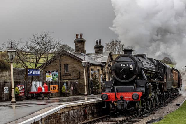 , A Steam Train Passes Oakworth Famous as the location for the filming of the 1970 film The Railway Children, starring Jenny Agutter. Photo Charlotte Graham / CAG Photography.