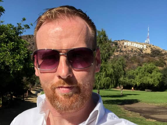 Yorkshire director Jordan Hogg in Hollywood.