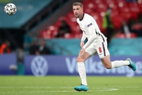Back in the fray: England's Jordan Henderson during the UEFA Euro 2020 Group D match at Wembley.