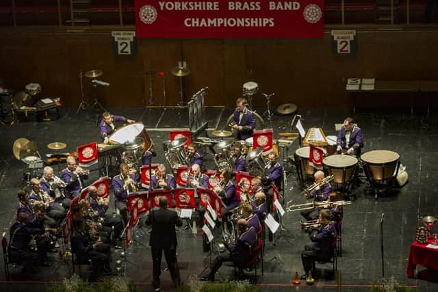 The Yorkshire Brass Band Championships held at St George's Hall, Bradford, in 2016. (James Hardisty).