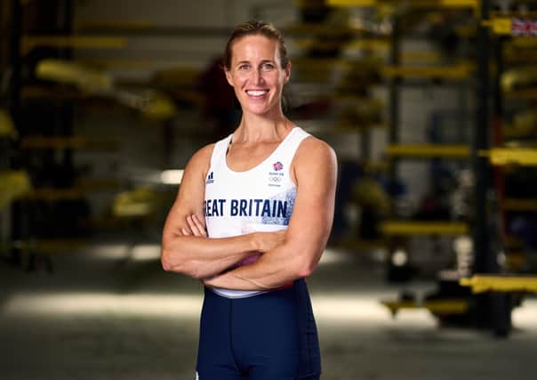 Helen Glover is rowing in the Tokyo Olympics  picture: John Walton/PA.