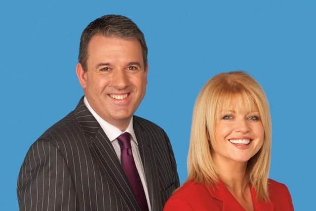 Duncan Wood, and Christine Talbot have presenter Calendar News together for 18 years