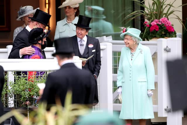 This was the Queen at Royal Ascot last weekend. Meanwhile Wimbledon begins next week.