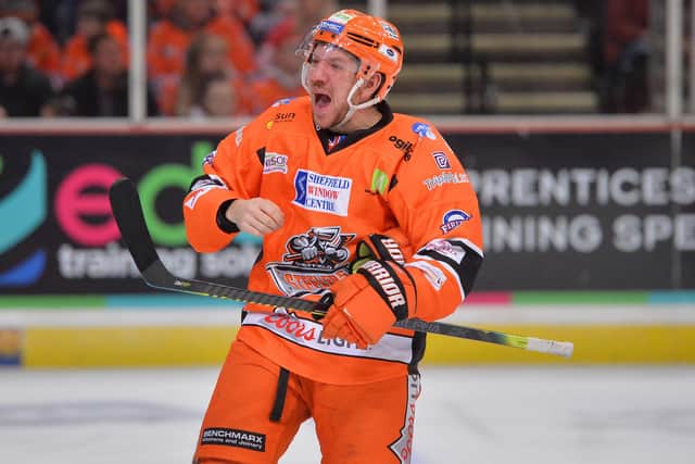 Brendan Connolly is back with Sheffield Steelers for the 2021-22 Elite League season. Picture: Dean Woolley.