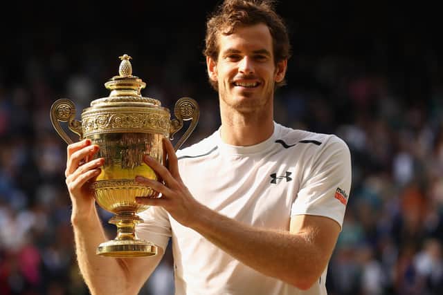 Glpory days - Andy Murray of Great Britain lifts the trophy following victory in the Men's Singles Final against Milos Raonic of Canada at Wimbledon in 2016 in London, England.  (Picture: Julian Finney/Getty Images)