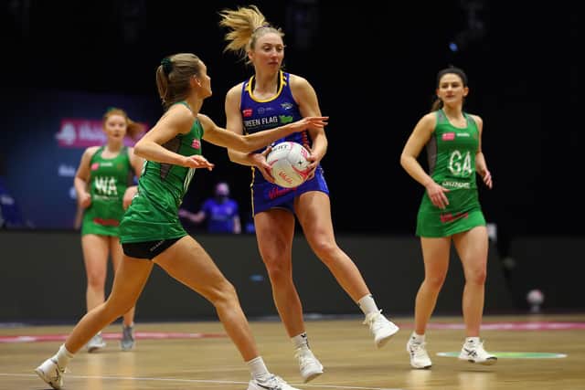 CO-CAPTAIN: Leeds Rhinos' Jade Clarke. Picture: Jan Kruger/Getty Images for Vitality Netball Superleague