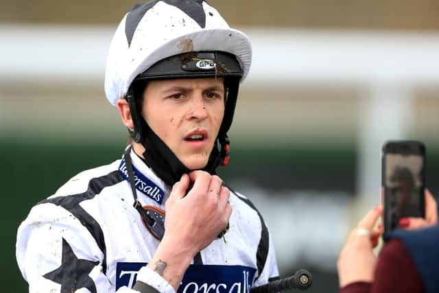 Jockey Clifford Lee in action at Beverley earlier this year.