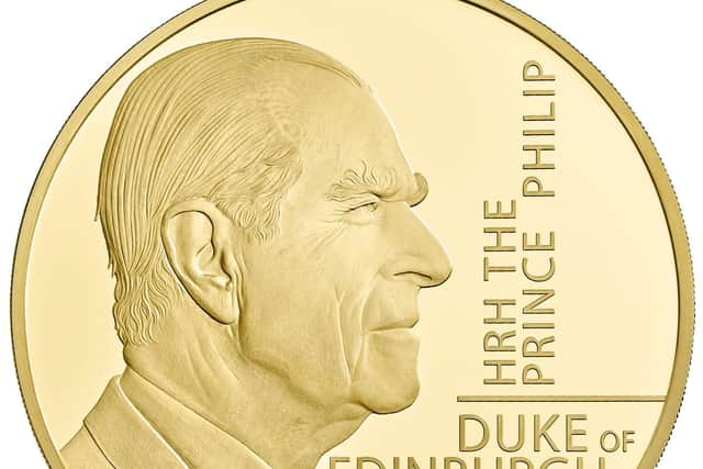 The special edition £5 coin features an original portrait of the Duke to celebrate his life