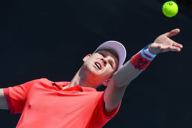 Keen fan: Britain's Kyle Edmund says he will be watching the action unfold at SW19. Picture: Greg Wood/Getty