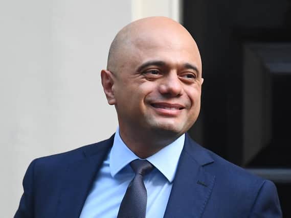 Former chancellor of the exchequer Sajid Javid, who has been appointed as Secretary of State for Health and Social Care