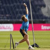 England's David Willey bowls during a nets session at the Emirates Riverside, County Durham. (Picture: Owen Humphreys/PA Wire)