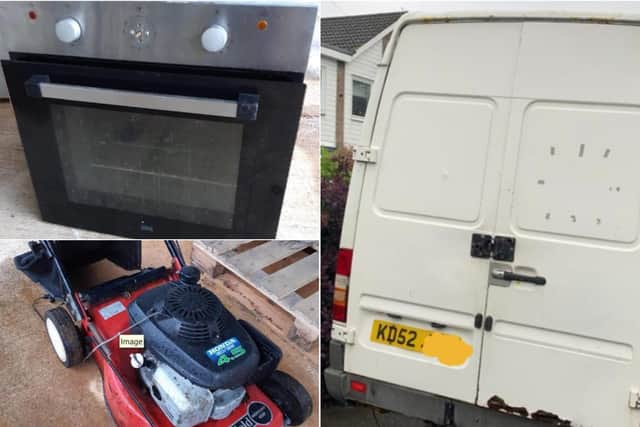 Could this be your oven or lawnmower? The police want to know if these items are stolen (Photo: NYP)