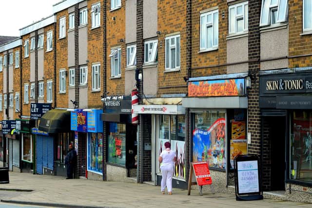 More than 35,500 incidents of antisocial behaviour were recorded in Batley and Spen between 2011 and 2020, according to figures analysed by Labour ahead of this week's by-election. Stock image of Batley high street.