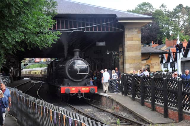 The North Yorkshire Moors Railway at Pickering Station