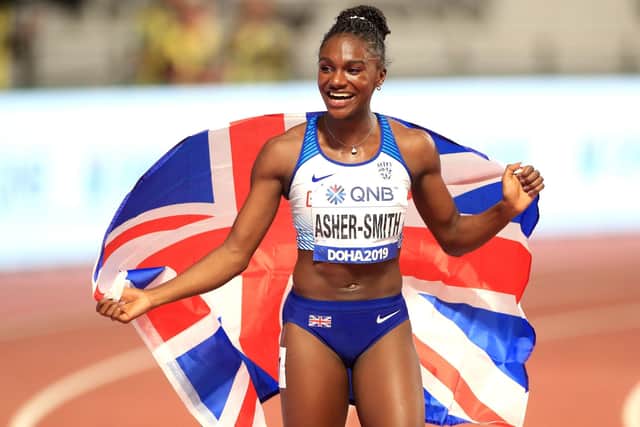 Going for gold: Great Britain's Dina Asher-Smith.