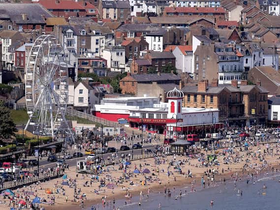 Scarborough during a heatwave this summer