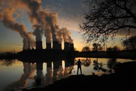 Picture Post/CountryWeek..The sunsets at Drax Power Station, near Selby..(Tech Data Nikon D3s Camera, 12-24mm lens, exposure 125th sec at f5.6, iso200)22nd January 2020..Picture by Simon Hulme