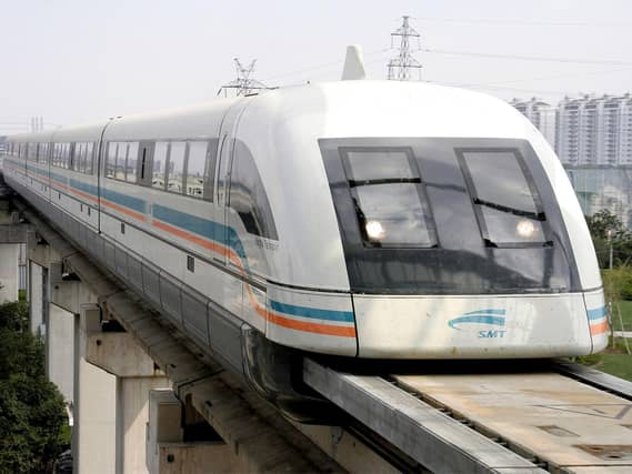 The Government was tackled over the rejection of proposals for an underground "hover train" network linking northern cities, like that in Shanghai. Stock pic by PA