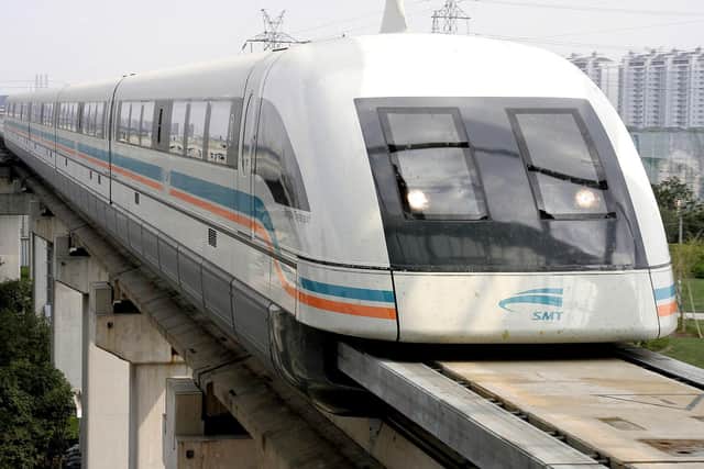 The Government was tackled over the rejection of proposals for an underground "hover train" network linking northern cities, like that in Shanghai. Stock pic by PA