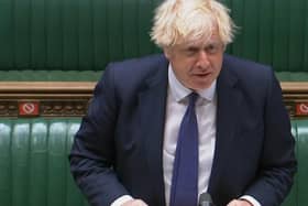 This was Boris Johnson at the first Prime Minister's Questions since the departure of Matt Hancock.