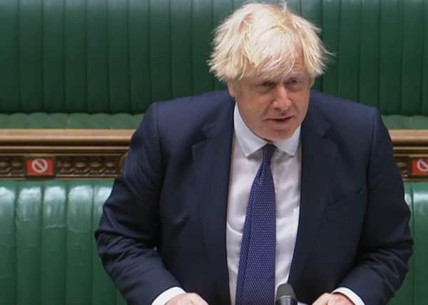 This was Boris Johnson at the first Prime Minister's Questions since the departure of Matt Hancock.