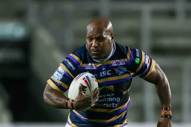 Leeds Rhinos' Robert Lui could be back in action against Leigh Centurions. Picture by Alex Whitehead/SWpix.com