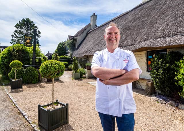 Michelin-starred chef Andrew Pern, of The Star Inn at Harome  is celebrating 25 years since he took over the Star Inn, in North Yorkshire..Picture James Hardisty.