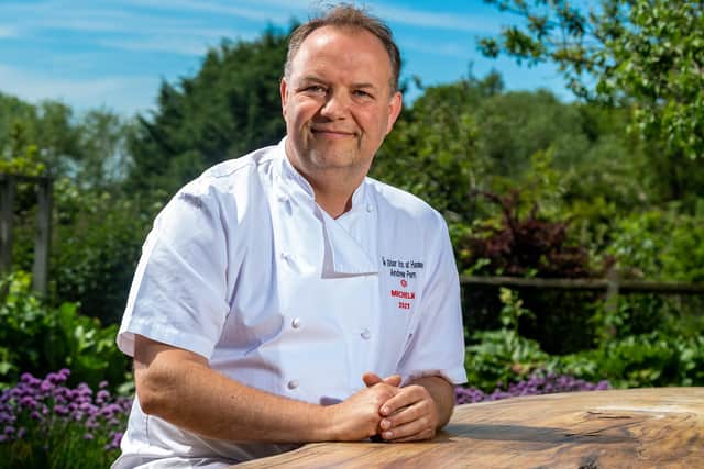 Michelin-starred chef Andrew Pern, of The Star Inn at Harome  is celebrating 25 years since he took over the Star Inn, in North Yorkshire. Picture James Hardisty