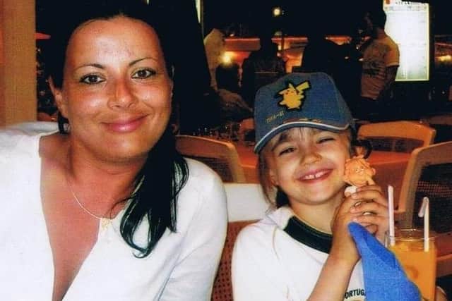 Abi with her mum Julie who died after an allergic reaction to hair dye. Picture:Abi  McCabe