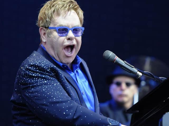 Elton John live in concert at Leigh Sports Village. Picture: Neil Cross.