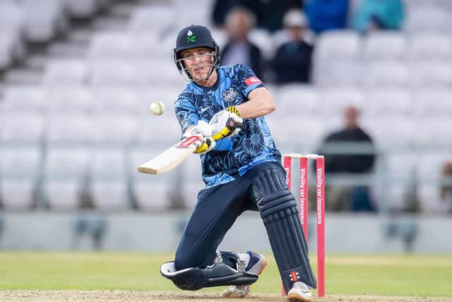 Harry Brook top scored for Yorkshire Vikings with an unbeaten 28 at Edgbaston.