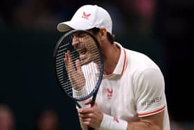 Andy Murray beat Oscar Otte at Wimbledon.