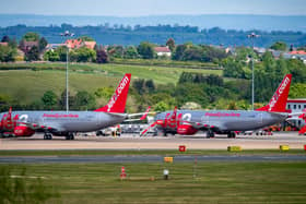 Travellers hoping to visit Ibiza, Majorca or Mallorca must now show either proof of two vaccinations or a negative PCR test taken with the last 48 hours on landing.
Pictured: Leeds Bradford Airport
