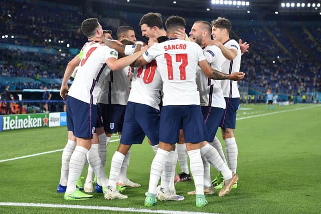 VICTORY: Ukraine 0-4 England. Picture: Getty Images.