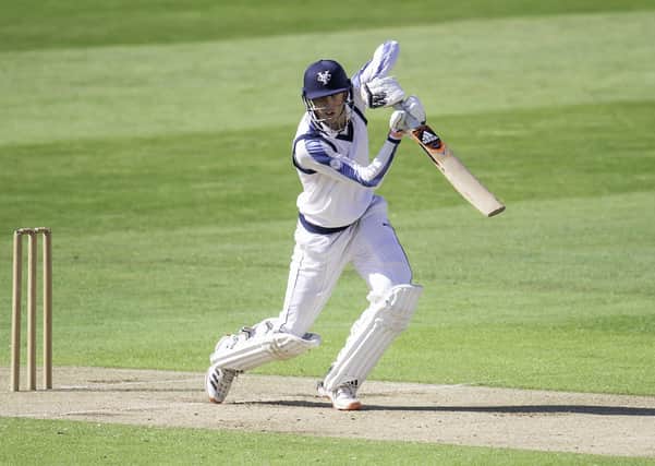 Yorkshire's George Hill hits out. Pictures: Allan McKenzie/SWpix.com